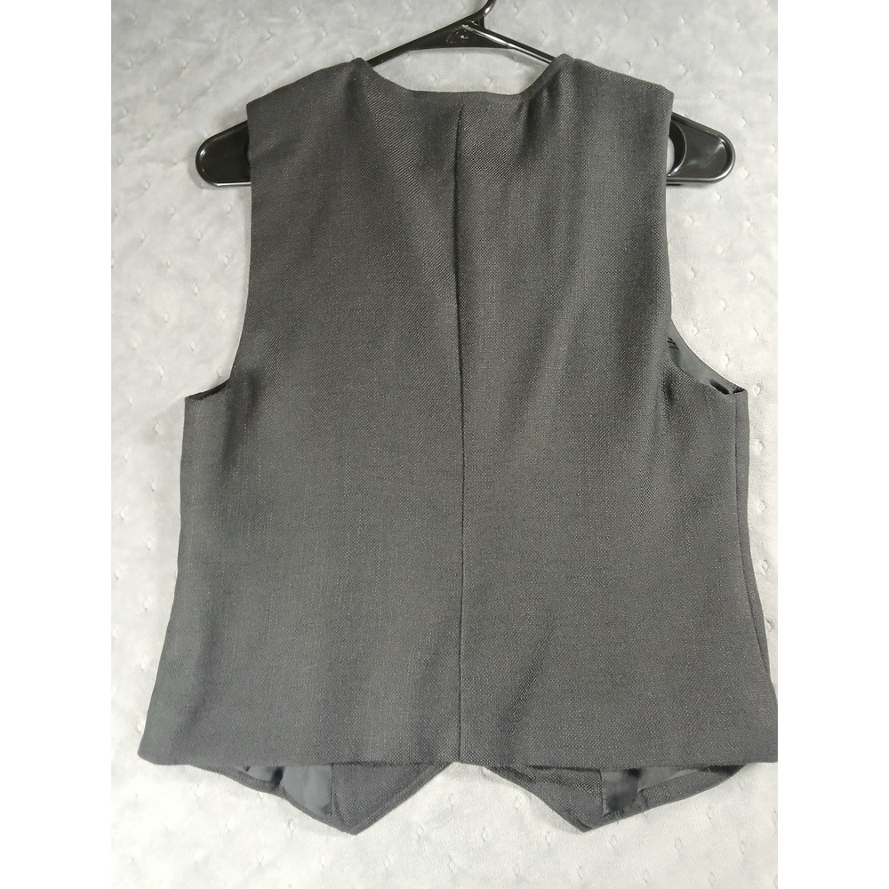 FSTOP Vintage 80/90s S Black Tailored Vest. Corporate fashion. Quiet Luxury. USA - Picture 9 of 9